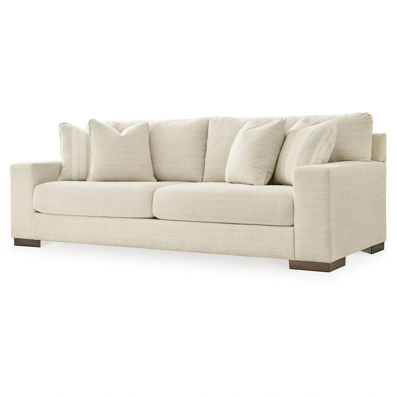 Canapé surdimensionné de 96 pouces avec coussins réversibles et 4 coussins d'appoint