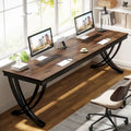 78-Inch Large Rectangular Computer Desk for Home Office & Study Room