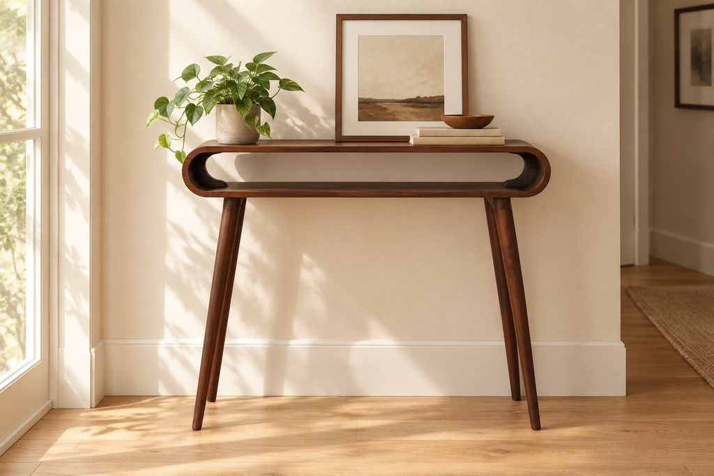 Console Table in Interior Scene