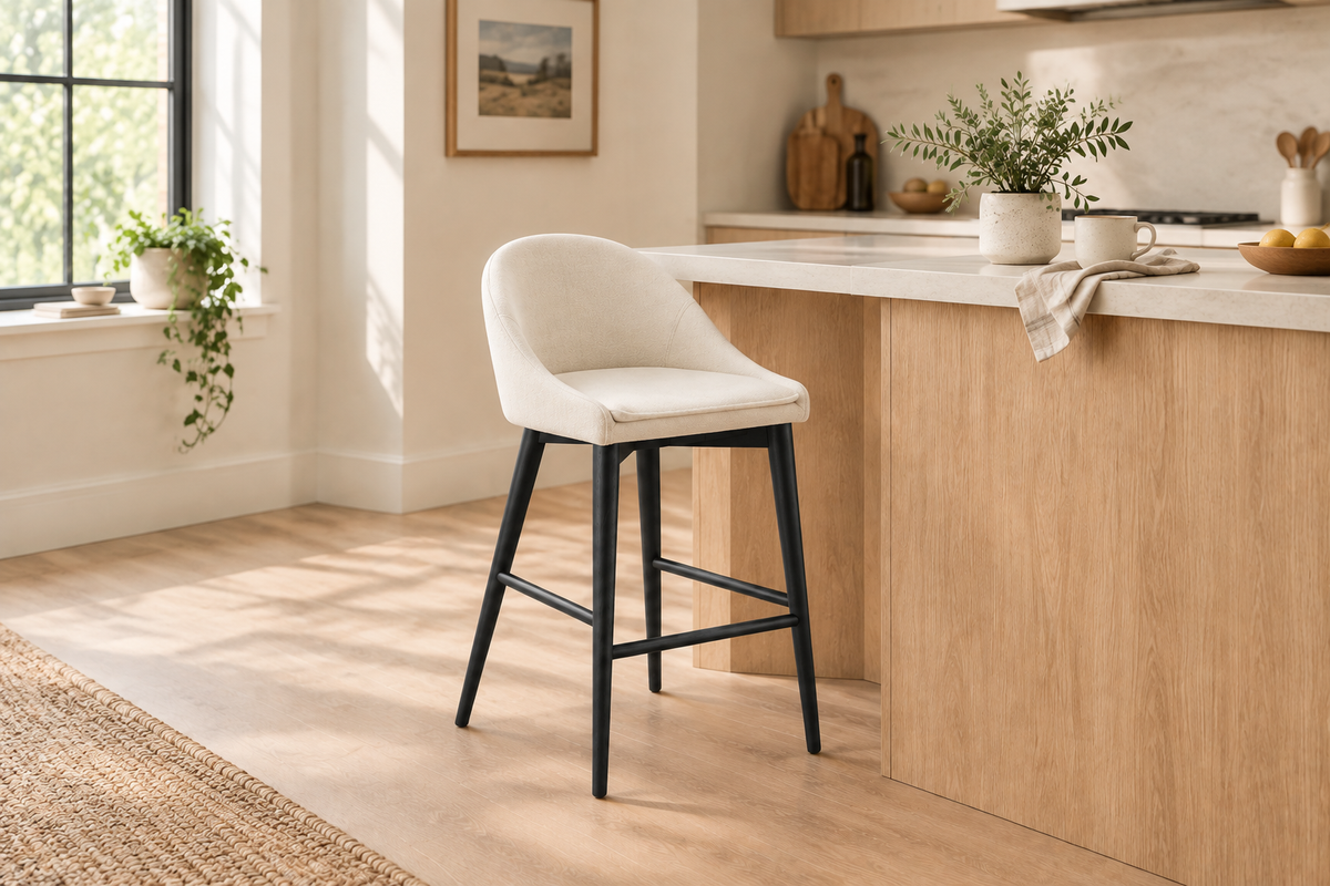 Counter Stool Interior Scene - Wider View